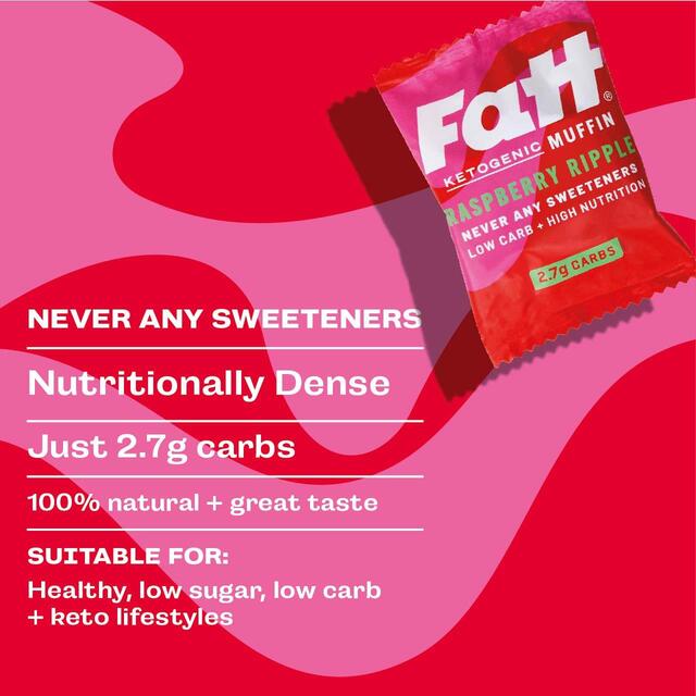 Fatt Raspberry Ripple Ketogenic Muffin thumbnail 3