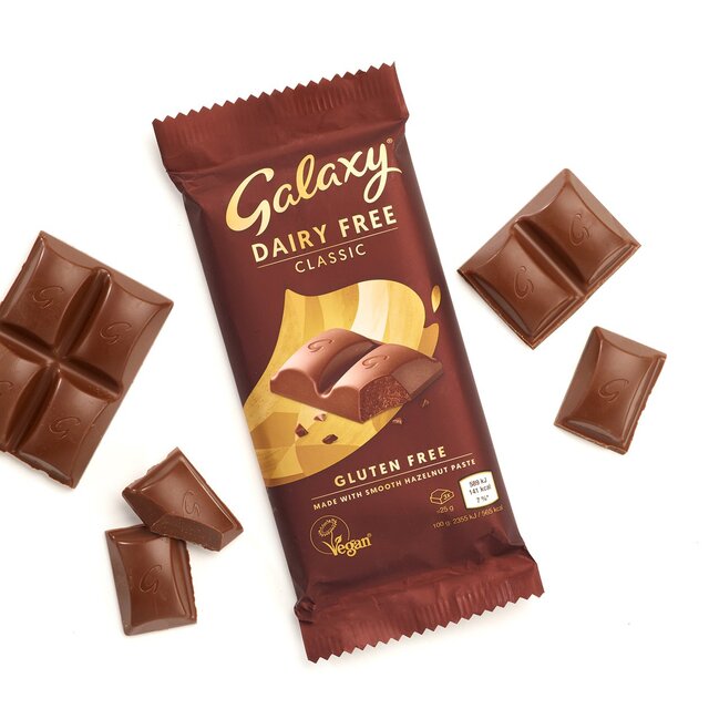 Galaxy Vegan Dairy Free Smooth Classic Chocolate thumbnail 2