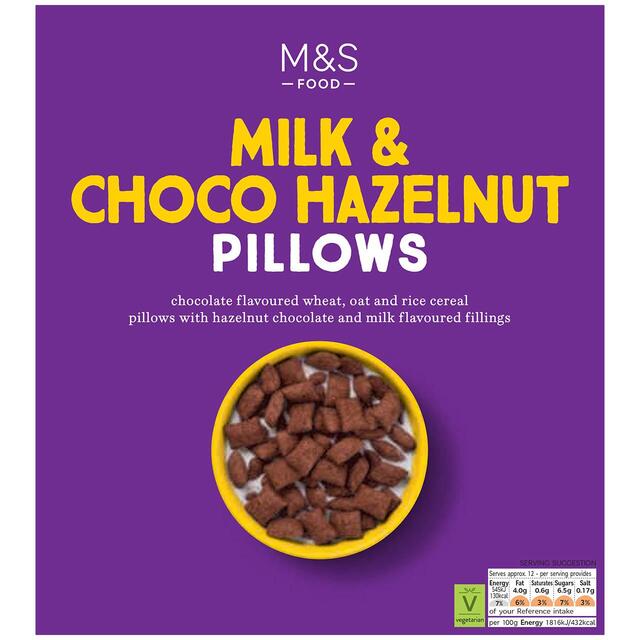 M&S Milk & Choco Hazelnut Cookie Pillows