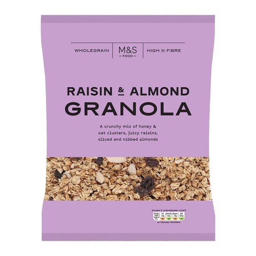 M&S Raisin Almond & Honey Granola thumbnail 2