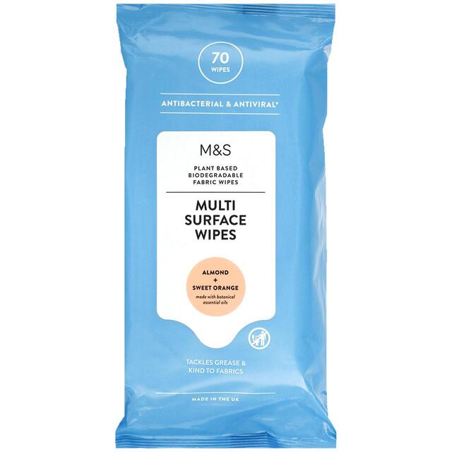 M&S Antibacterial & Antiviral Surface Wipes