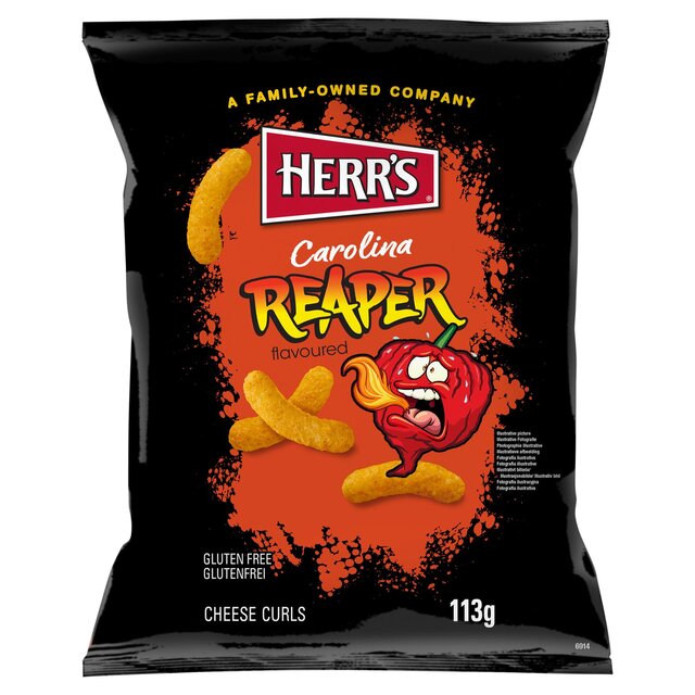 Herrs Carolina Reaper Cheese Curls