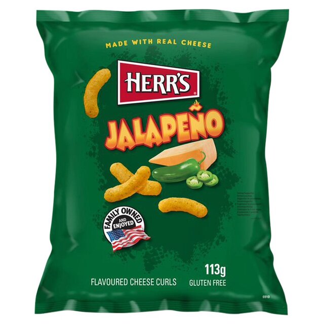 Herrs Jalapeno Cheese Curls thumbnail 2