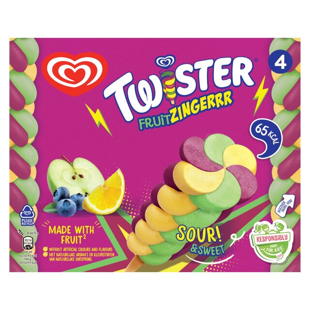 Wall's Twister Fruit Zingerrr Ice Lollies