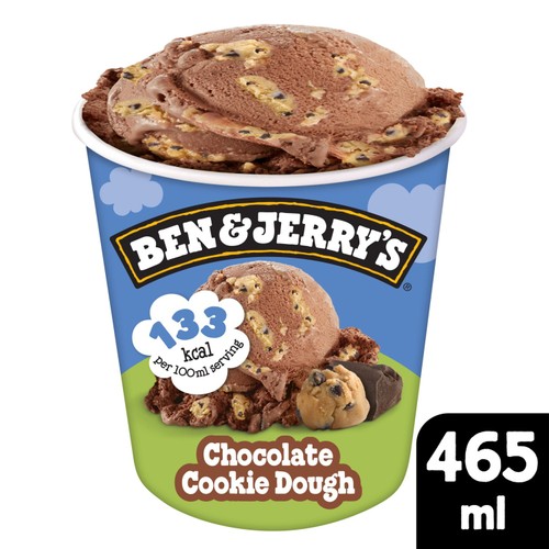 Ben & Jerry's Lighten Up Chocolate Cookie Dough Ice Cream Tub