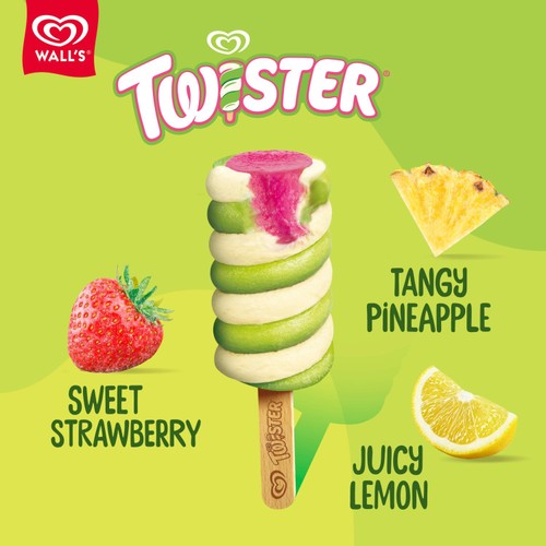 Twister Mini Pineapple Ice Cream Lollies 6x50ml thumbnail 4