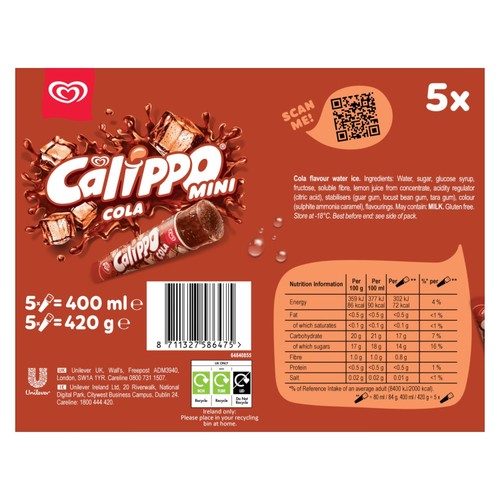 Calippo Mini Cola Ice Lollies thumbnail 3
