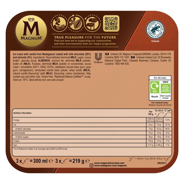 Magnum Almond Ice Cream Sticks thumbnail 3