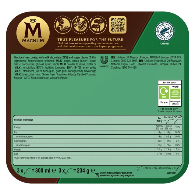 Magnum Mint Ice Cream Sticks thumbnail 3