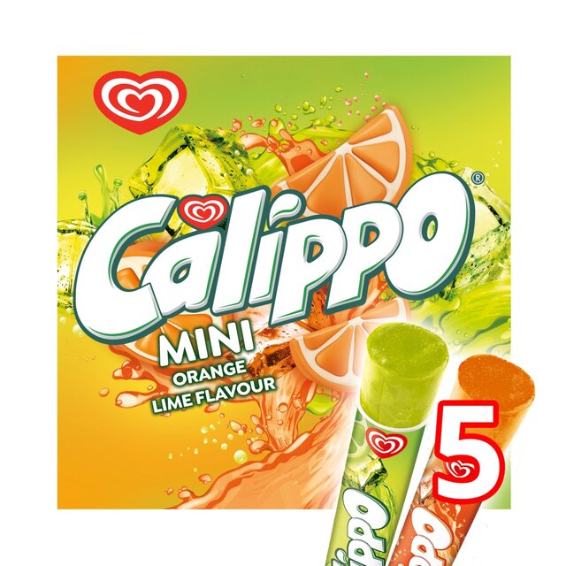 Wall's Mini Calippo Orange and Lemon-Lime Ice Lollies