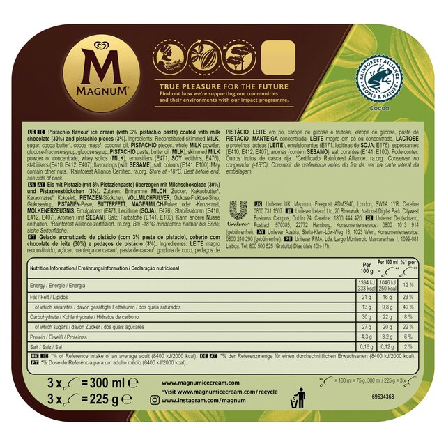 Magnum Pistachio Ice Cream Sticks thumbnail 3