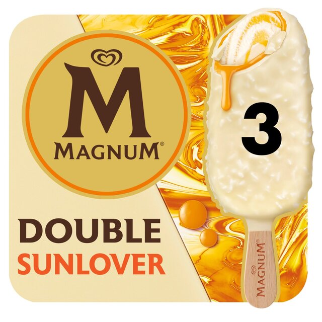 Magnum Double Sunlover White Chocolate, Mango, Coconut Ice Cream Sticks