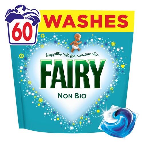 Fairy Non Bio Pods Washing Capsules Sensitive Skin 58 Washes