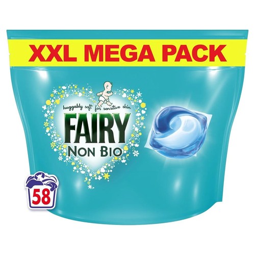 Fairy Non Bio Pods Washing Capsules Sensitive Skin 60 Washes thumbnail 2