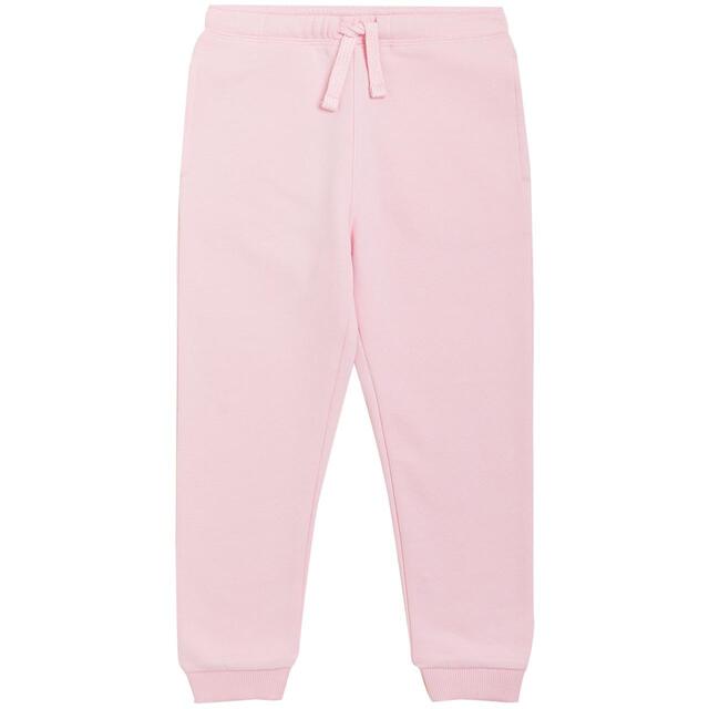 M&S Girls Cotton Rich Plain Joggers, 2-7 Years, Light Pink
