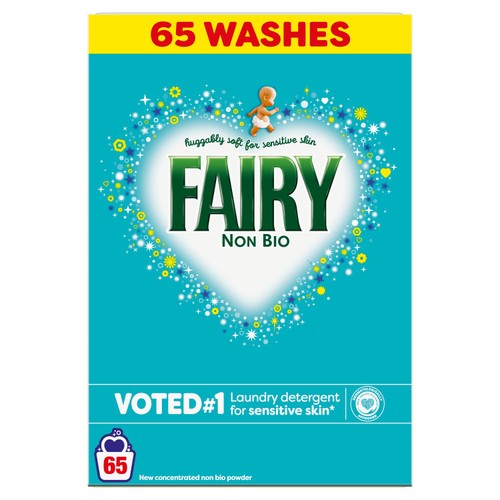 Fairy Non Bio Washing Powder for Sensitive Skin 65 Washes thumbnail 2
