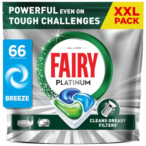 Fairy Platinum All in One Lemon Dishwasher Tablets