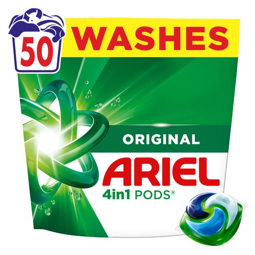 Ariel Original All-in-1 Pods Washing Liquid Capsules 51 Washes