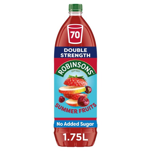 Robinsons Double Strength Summer Fruits No Added Sugar Squash