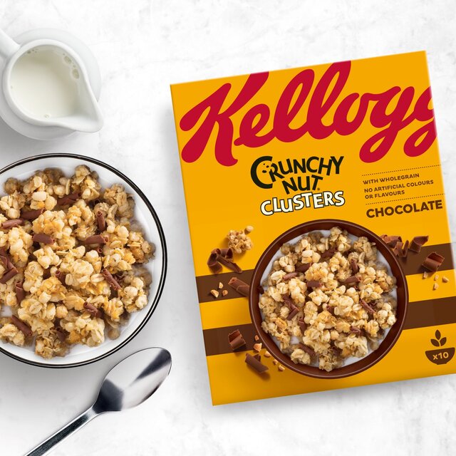 Kellogg's Crunchy Nut Clusters Chocolate Breakfast Cereal thumbnail 4