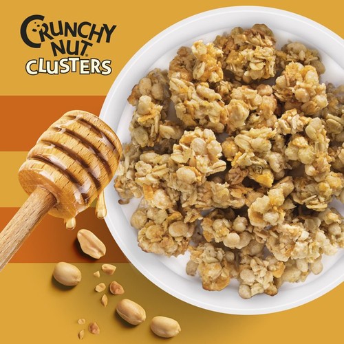 Kellogg's Crunchy Nut Honey & Nut Clusters Breakfast Cereal thumbnail 4