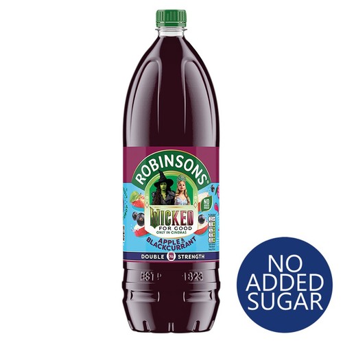 Robinsons Double Strength Apple & Blackcurrant Squash thumbnail 2