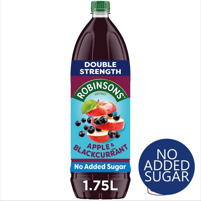 Robinsons Double Strength Apple & Blackcurrant Squash thumbnail 2
