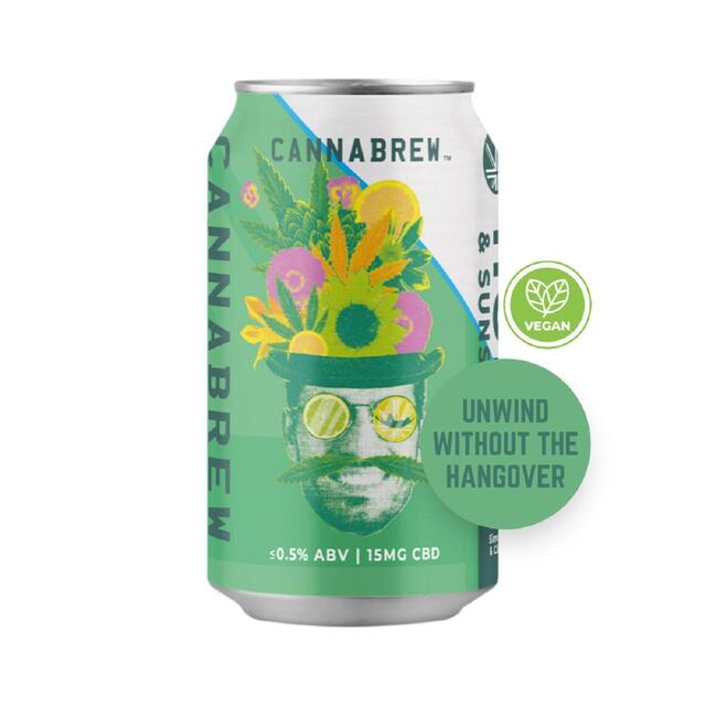 Cannabrew CBD Infused Hops and Sunshine Alcohol Free IPA