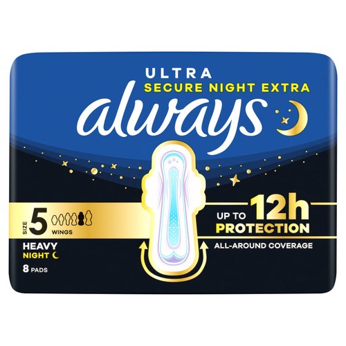 Always Ultra Sanitary Towels Secure Night Extra