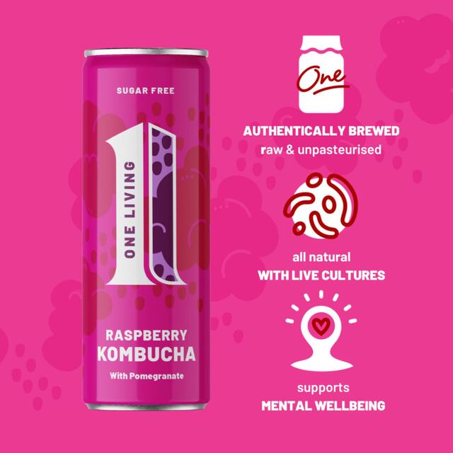 One Living Raspberry Kombucha Multipack thumbnail 2