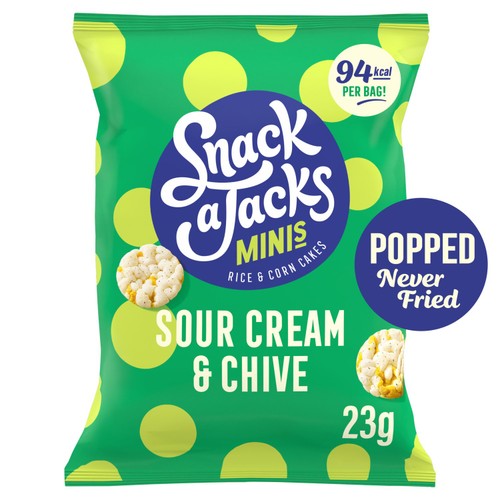 Snack a Jacks Sour Cream & Chive Rice Cakes