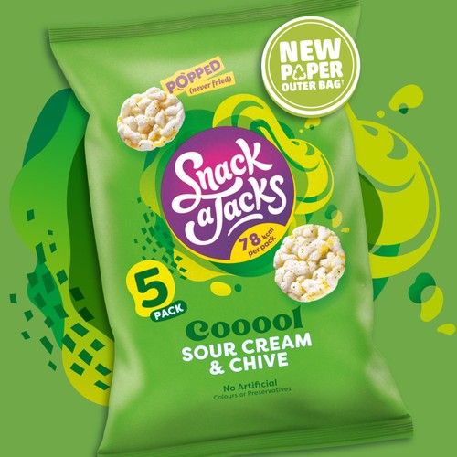 Snack a Jacks Sour Cream & Chive Rice Cakes thumbnail 2