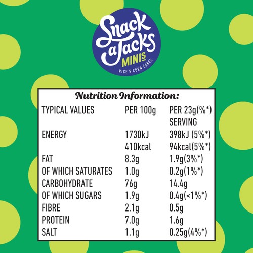 Snack a Jacks Sour Cream & Chive Rice Cakes thumbnail 7