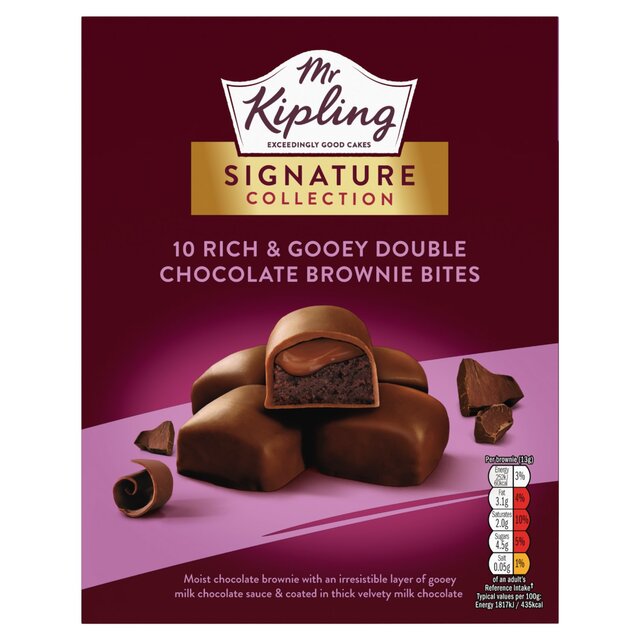Mr Kipling Signature Double Choc Brownie Bites thumbnail 2