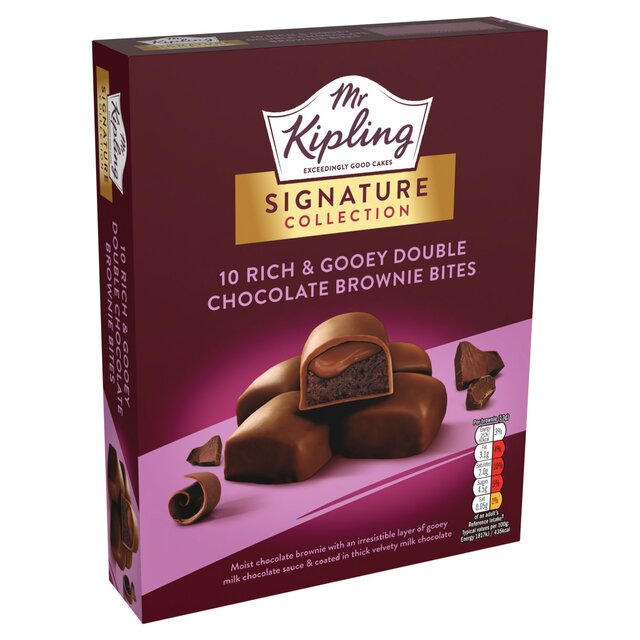 Mr Kipling Signature Double Choc Brownie Bites thumbnail 3