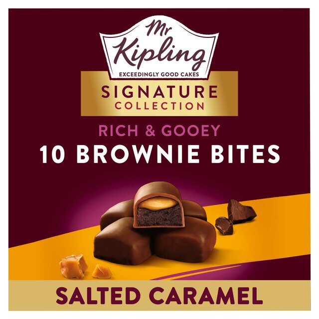 Mr Kipling Signature Choc Caramel Brownie Bites