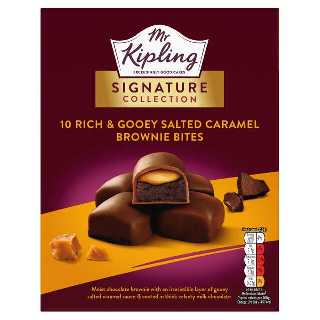 Mr Kipling Signature Choc Caramel Brownie Bites thumbnail 2