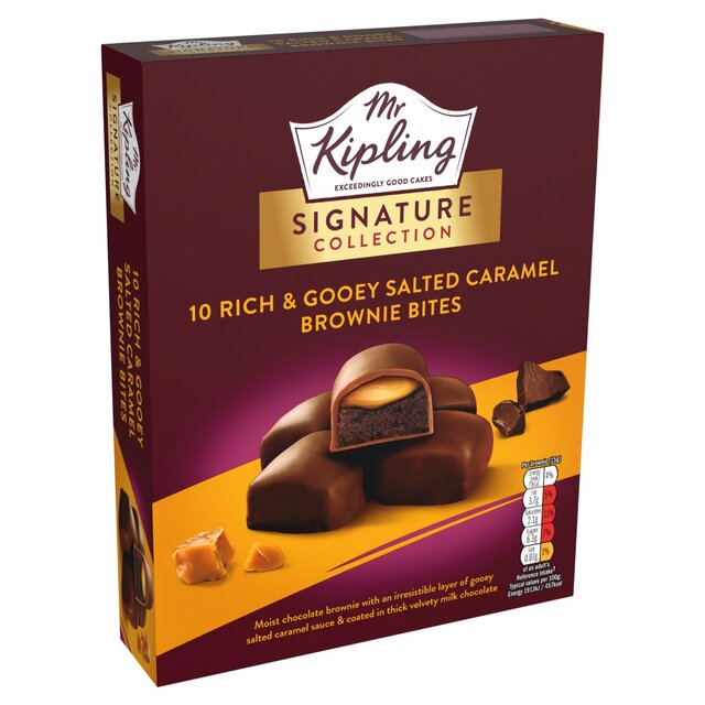 Mr Kipling Signature Choc Caramel Brownie Bites thumbnail 3