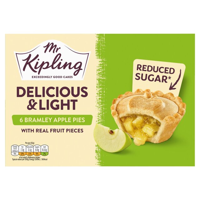 Mr Kipling Reduced Sugar Apple Pies thumbnail 2