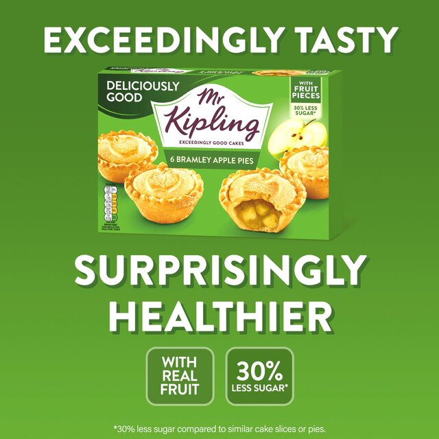 Mr Kipling Reduced Sugar Apple Pies thumbnail 5