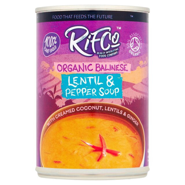 Rifco Organic Free From Balinese Lentil & Red Pepper Soup