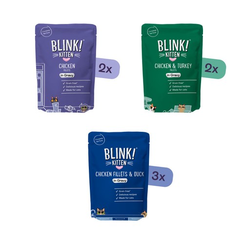 Blink Kitten Chicken Fillets Pouch Selection in Gravy thumbnail 4
