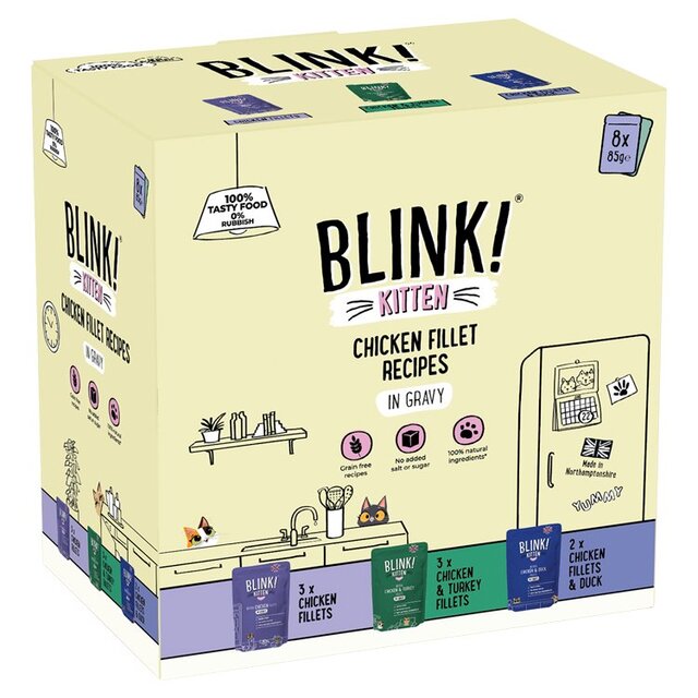 Blink Kitten Chicken Fillets Pouch Selection in Gravy thumbnail 2