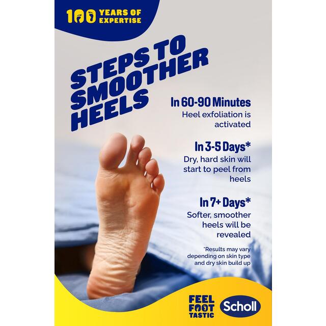 Scholl Exfoliating Heel Peel Foot Mask thumbnail 5