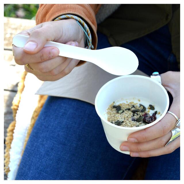 BioPak White Paper Spoons thumbnail 5