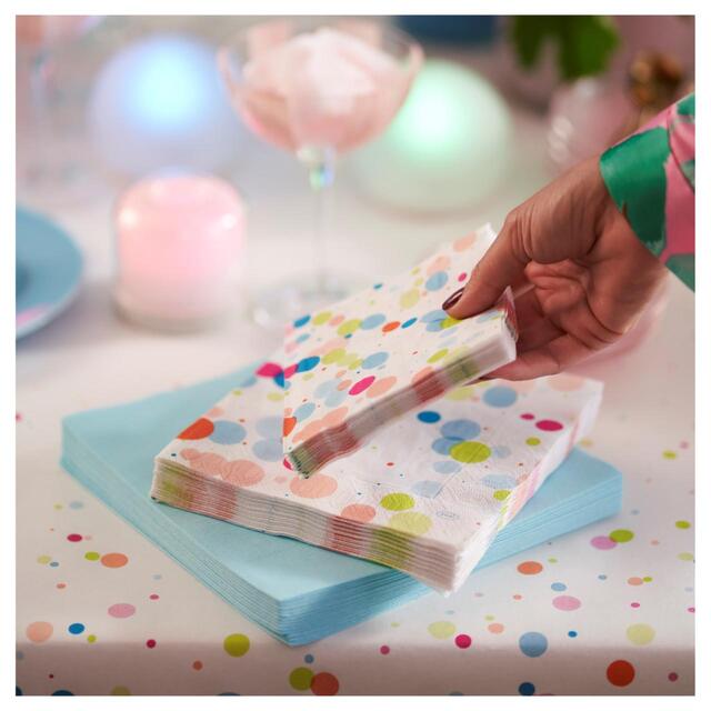 Bubbles 3 Ply Paper Party Napkins thumbnail 3