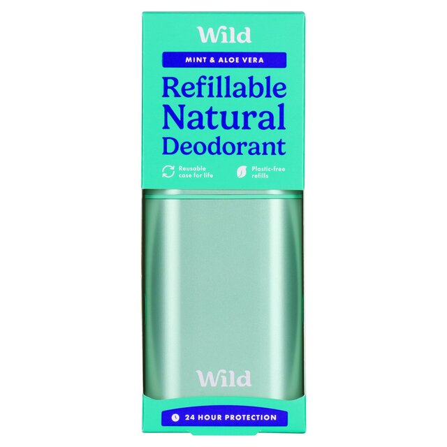Wild Men's Aqua Case and Mint & Aloe Vera Deodorant