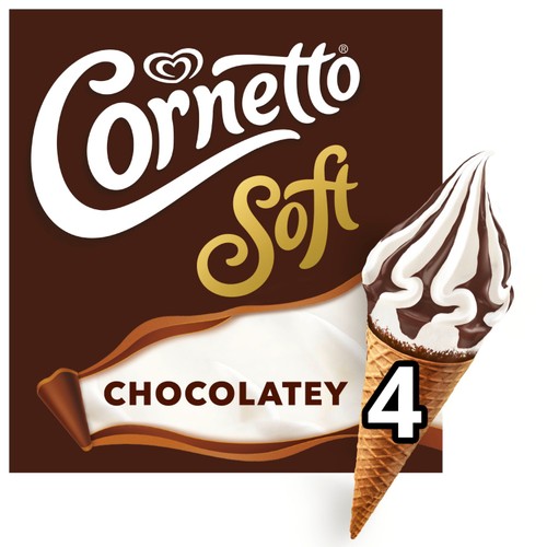 Cornetto Soft Chocolatey Ice Cream Cones