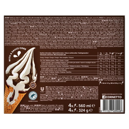 Cornetto Soft Chocolatey Ice Cream Cones thumbnail 4