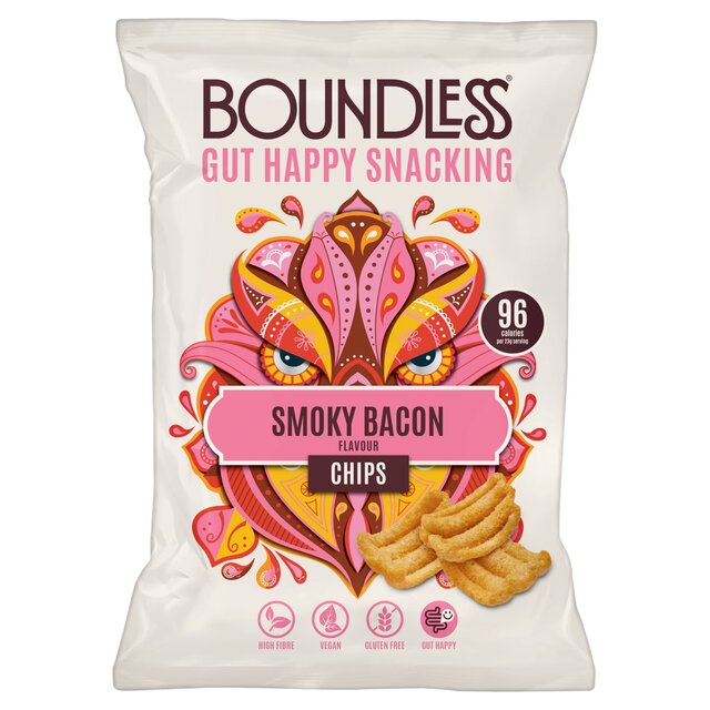 Boundless, Smoky Bacon Chips, Sharing Bag